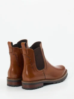 Ginger & Glove – Chelsea Boots aus Kalbleder cognac