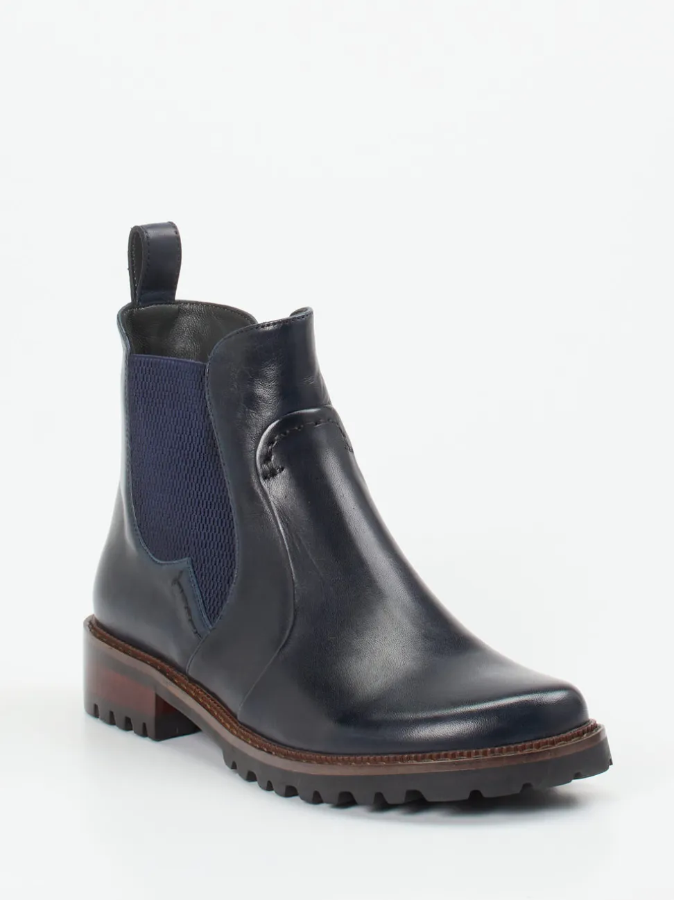 Ginger & Glove – Chelsea-Boots aus Lammleder Nachtblau