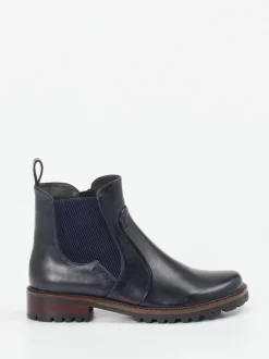 Ginger & Glove – Chelsea-Boots aus Lammleder Nachtblau
