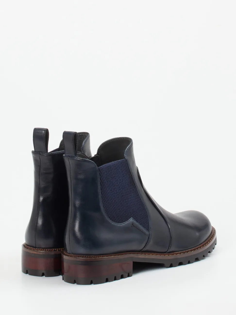 Ginger & Glove – Chelsea-Boots aus Lammleder Nachtblau