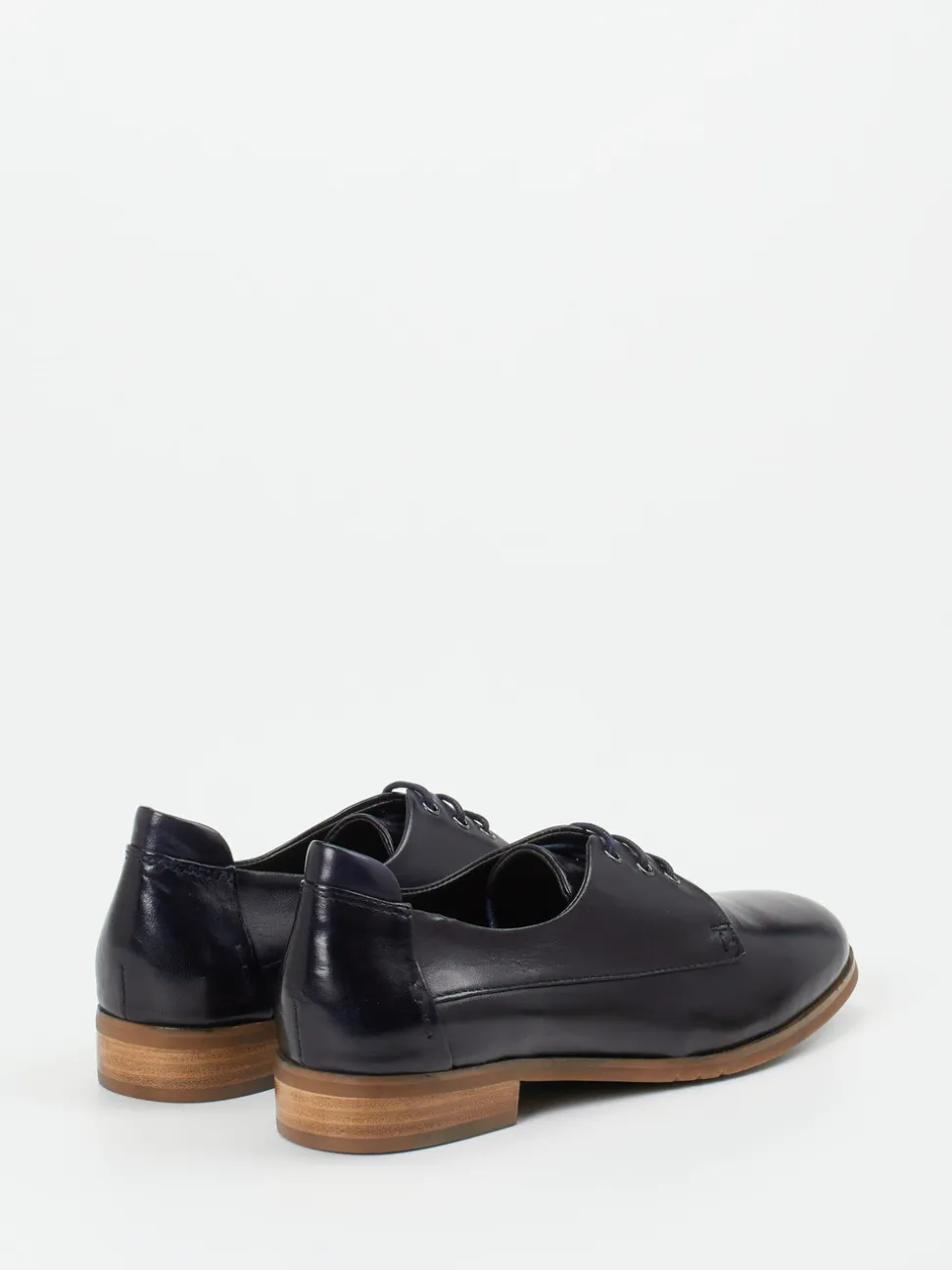 Ginger & Glove – Derby-Schuhe aus Lammleder Tintenblau