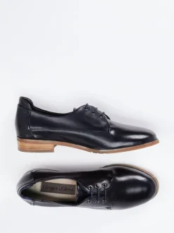 Ginger & Glove – Derby-Schuhe aus Lammleder Tintenblau