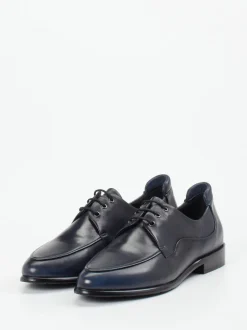 Ginger & Glove – Derby-Schuhe aus Lammleder Dunkelblau