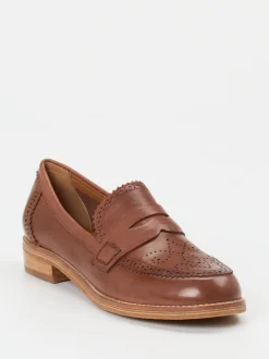 Ginger & Glove – Loafer aus Kalbleder in Braun