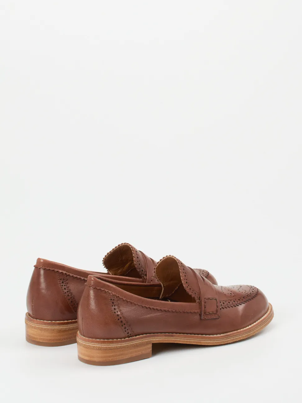 Ginger & Glove – Loafer aus Kalbleder in Braun