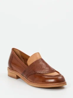 Ginger & Glove – Loafer aus Lammleder in Braun