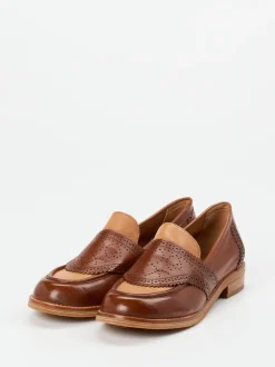 Ginger & Glove – Loafer aus Lammleder in Braun