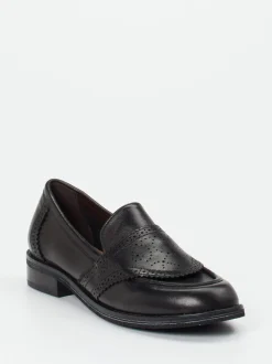 Ginger & Glove – Loafer aus Kalbleder Schwarz