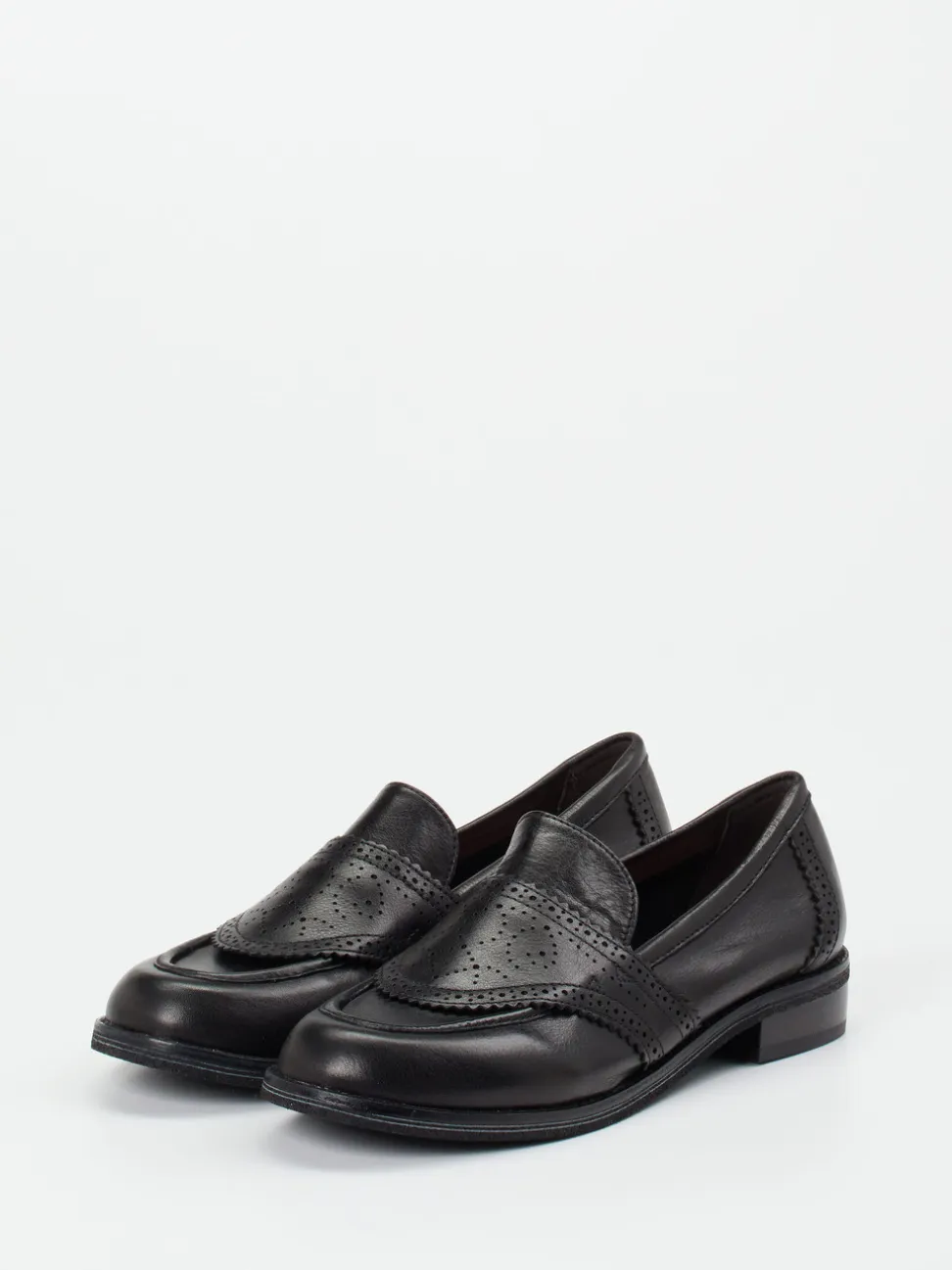 Ginger & Glove – Loafer aus Kalbleder Schwarz