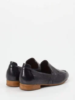 Ginger & Glove – Loafer aus Lammleder Dunkelblau