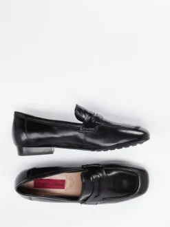 Ginger & Glove – Loafer aus Lammleder Schwarz