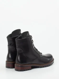 Ginger & Glove – Schnürboots aus Lammleder Schwarz