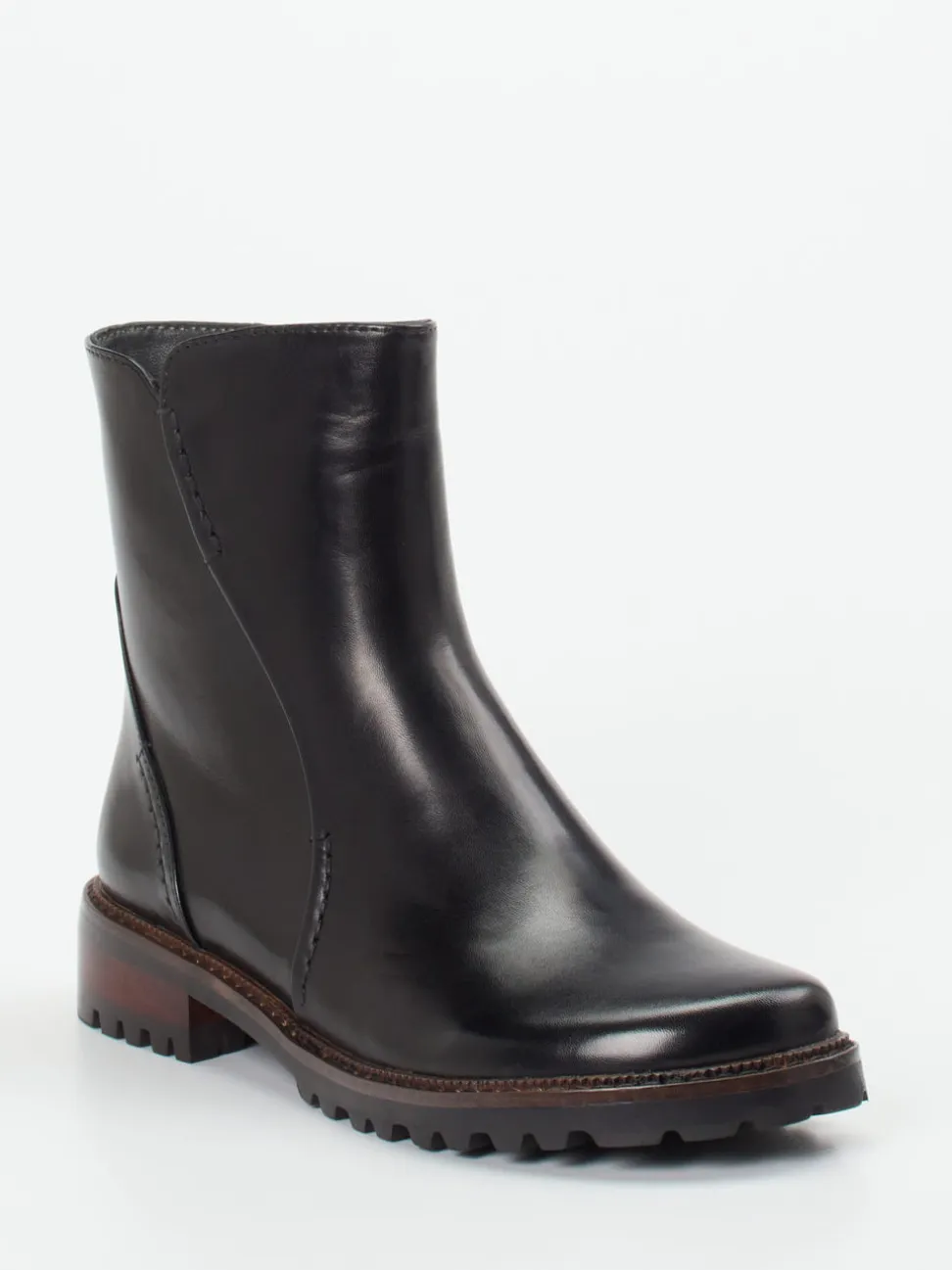 Ginger & Glove – Stiefeletten aus Lammleder schwarz