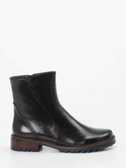 Ginger & Glove – Stiefeletten aus Lammleder schwarz
