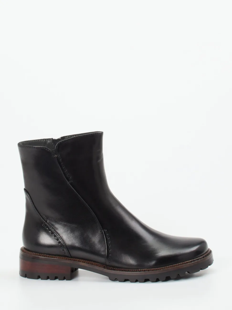 Ginger & Glove – Stiefeletten aus Lammleder schwarz