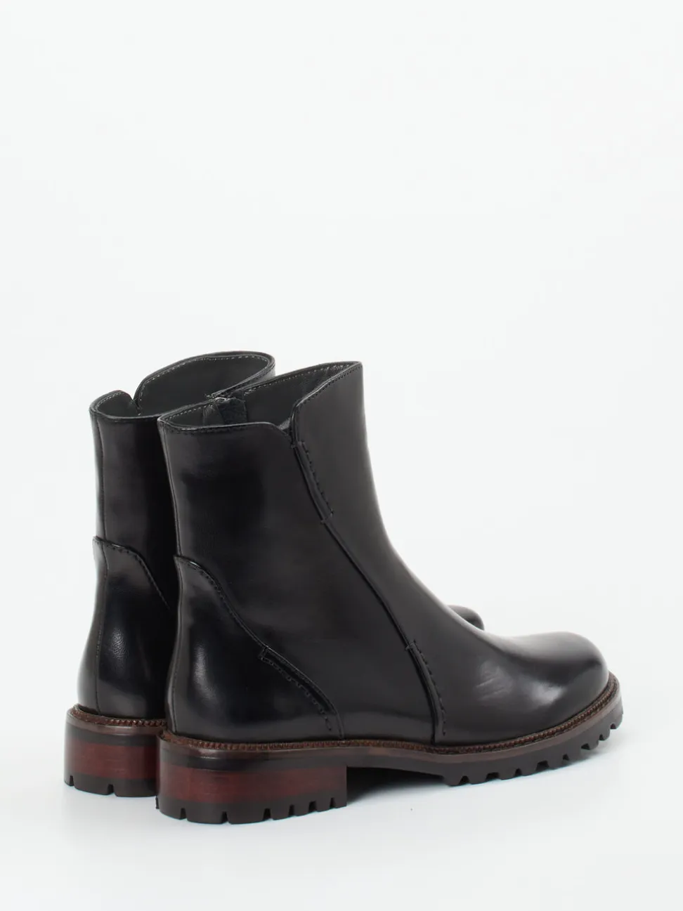 Ginger & Glove – Stiefeletten aus Lammleder schwarz