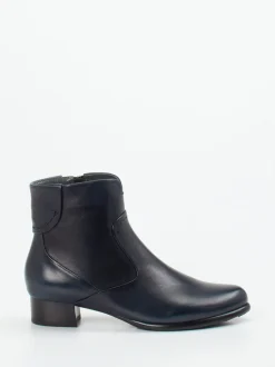 Ginger & Glove – Stiefelette aus Lammleder Dunkelblau