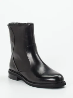 Ginger & Glove – Stiefeletten aus Kalbleder Schwarz