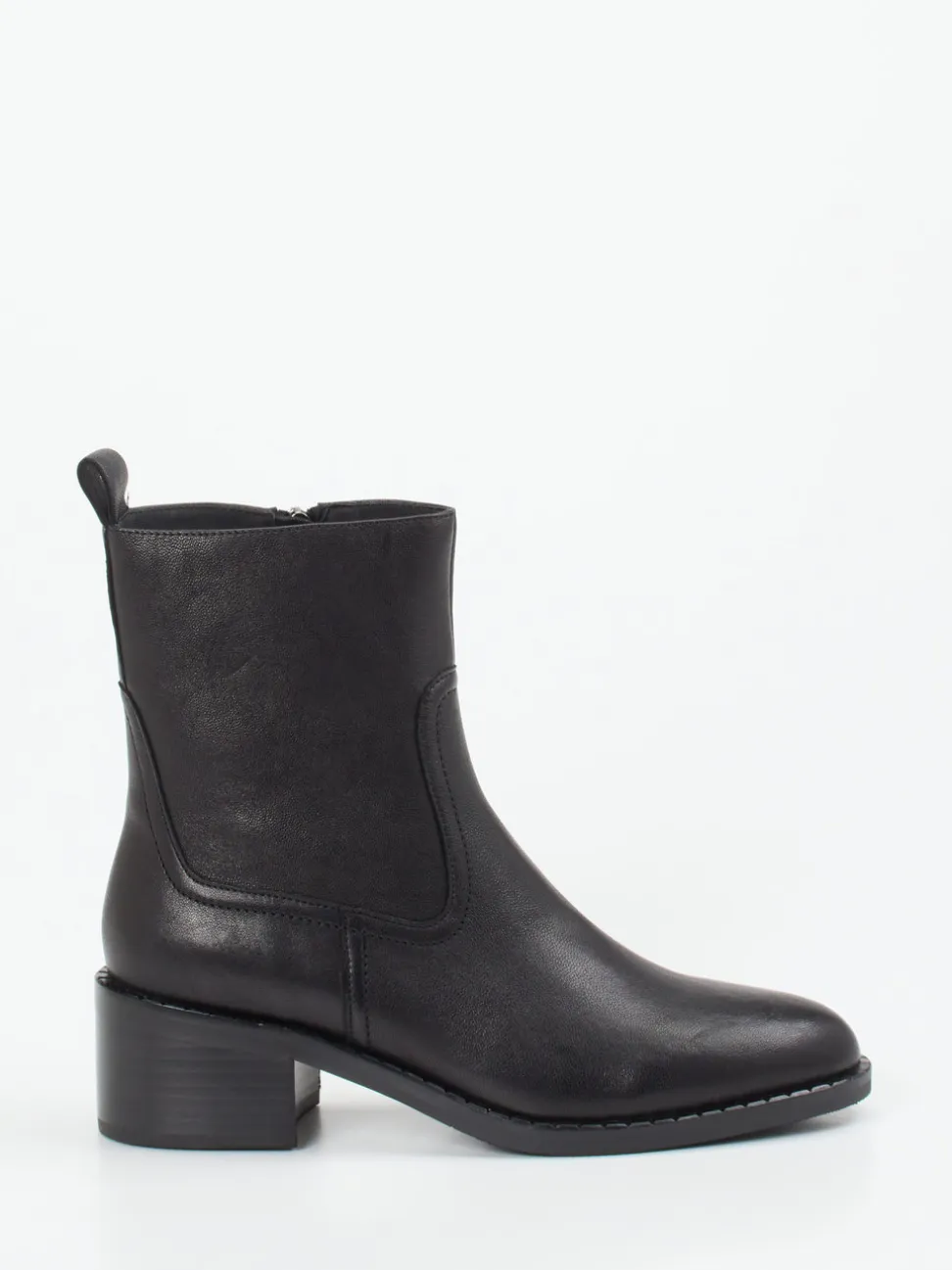 Gioia – Ankle Boots aus Leder in Schwarz