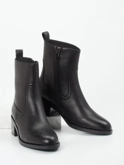 Gioia – Ankle Boots aus Leder in Schwarz