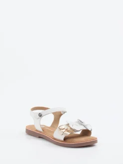 Gioseppo – Riemchensandale aus Kalbleder Offwhite