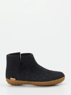 Glerups – Filz-Bootie aus Wollfilz Anthrazit
