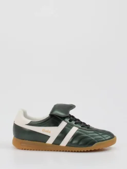Gola – Retro-Sneaker aus glänzendem Leder grün