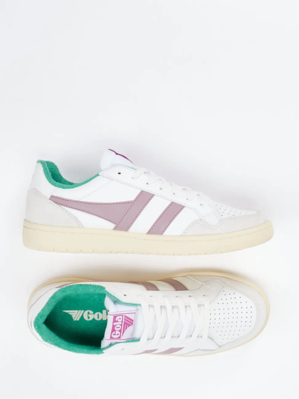 Gola – Retro-Sneaker aus Leder in Off-White