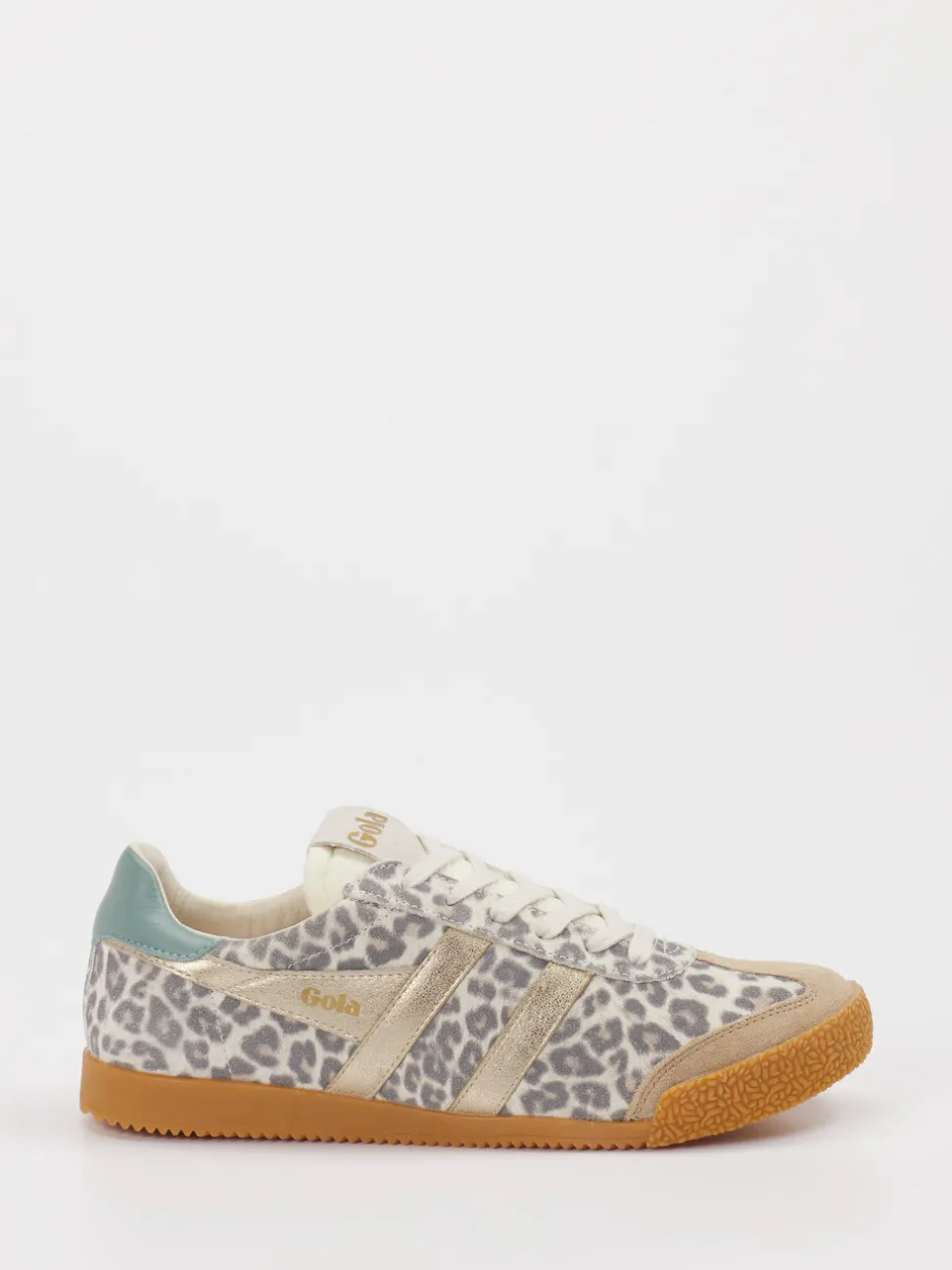 Gola – Retro-Sneaker aus Leder mit Animal-Print