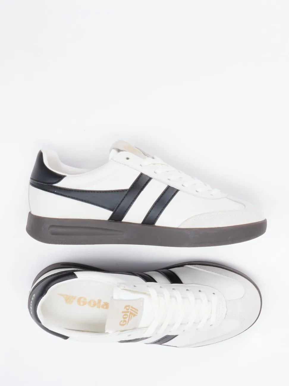 Gola – Retro-Sneaker aus Leder Offwhite