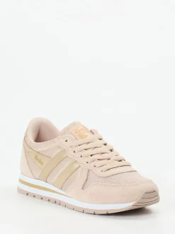 Gola – Retro-Sneaker aus Textil und Veloursleder Beige