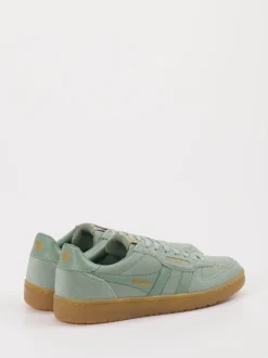 Gola – Retro-Sneaker aus Veloursleder Salbeigrün