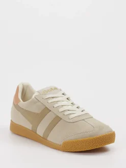 Gola – Retro-Sneaker aus Veloursleder beige