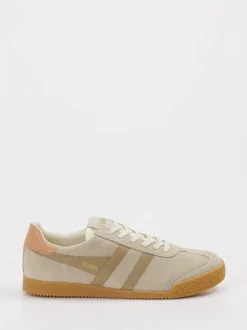 Gola – Retro-Sneaker aus Veloursleder beige