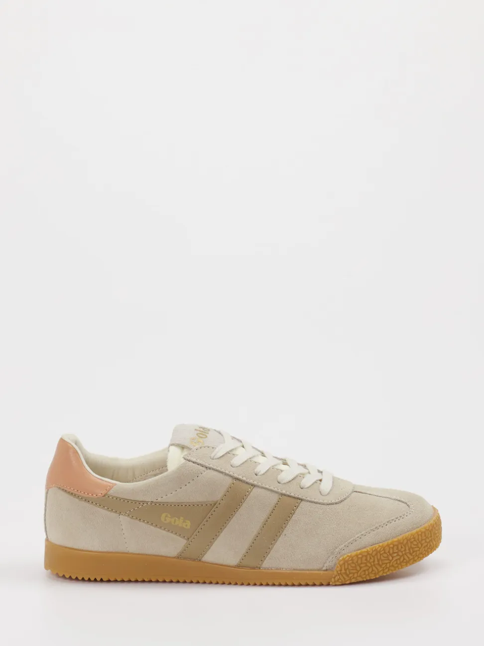Gola – Retro-Sneaker aus Veloursleder beige