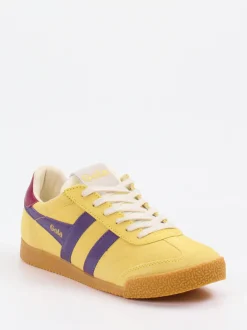 Gola – Retro-Sneaker aus Veloursleder Gelb