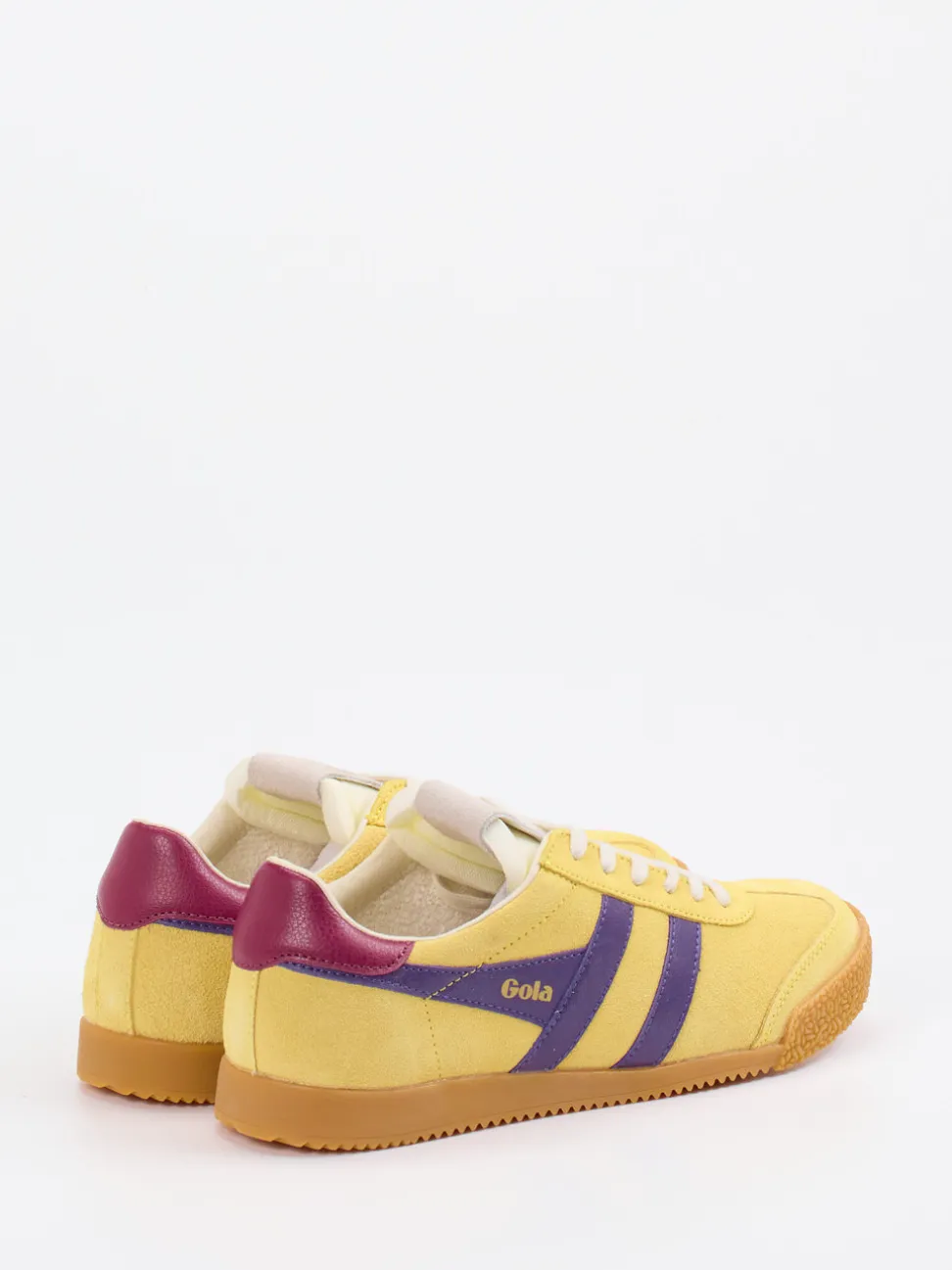 Gola – Retro-Sneaker aus Veloursleder Gelb