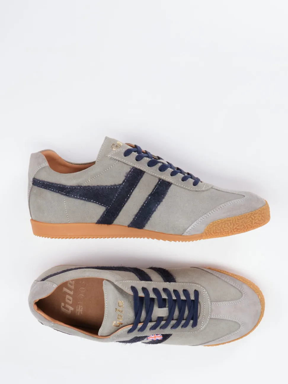 Gola – Retro-Sneaker aus Veloursleder grau