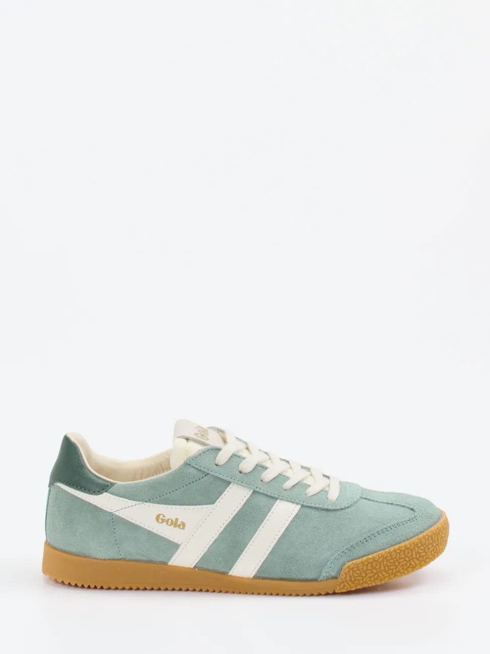 Gola – Retro-Sneaker aus Veloursleder Salbeigrün