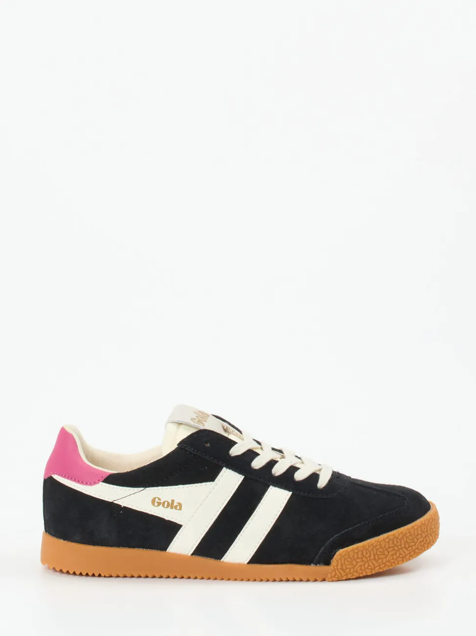 Gola – Retro-Sneaker aus Veloursleder Schwarz