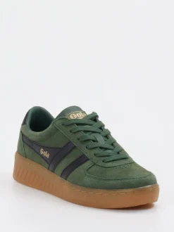 Gola – Retro-Sneaker aus Veloursleder grün