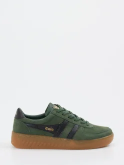 Gola – Retro-Sneaker aus Veloursleder grün