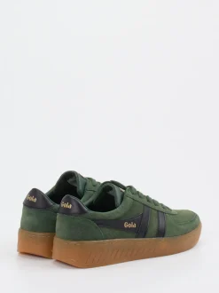 Gola – Retro-Sneaker aus Veloursleder grün
