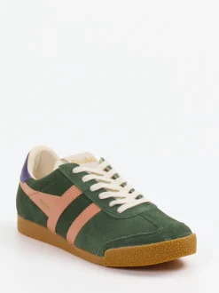Gola – Retro-Sneaker aus Veloursleder grün