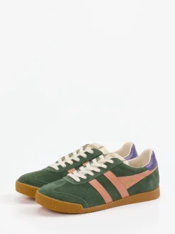 Gola – Retro-Sneaker aus Veloursleder grün