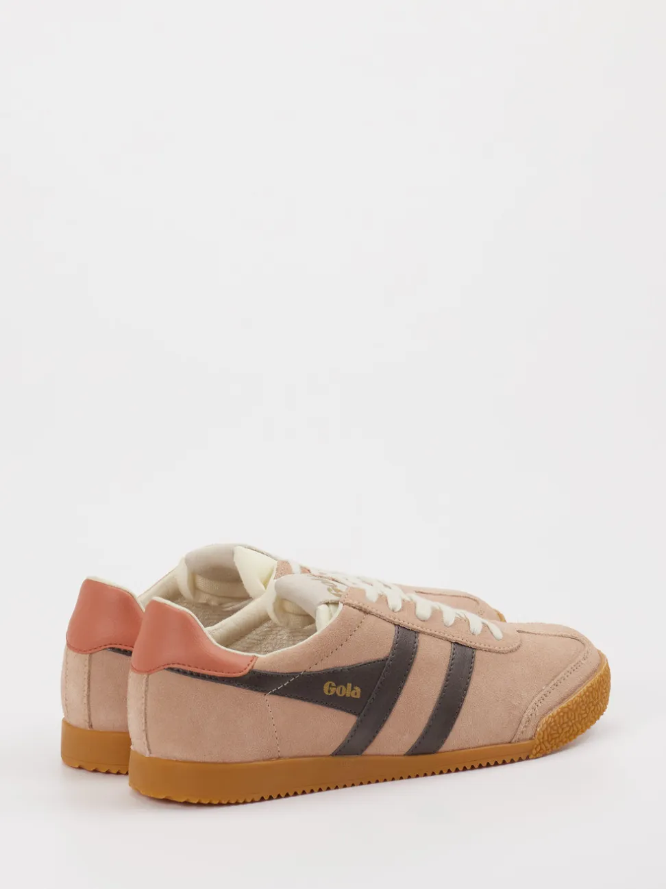 Gola – Retro-Sneaker aus Veloursleder Rosébeige