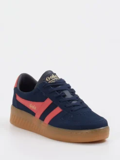 Gola – Retro-Sneaker aus Veloursleder Dunkelblau