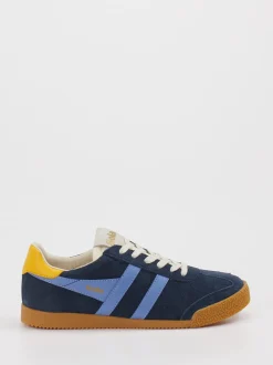 Gola – Retro-Sneaker aus Veloursleder Dunkelblau