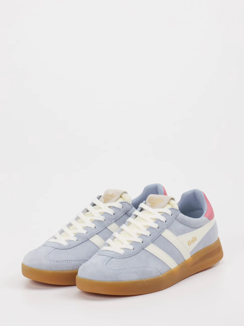 Gola – Retro-Sneaker aus Veloursleder Hellblau