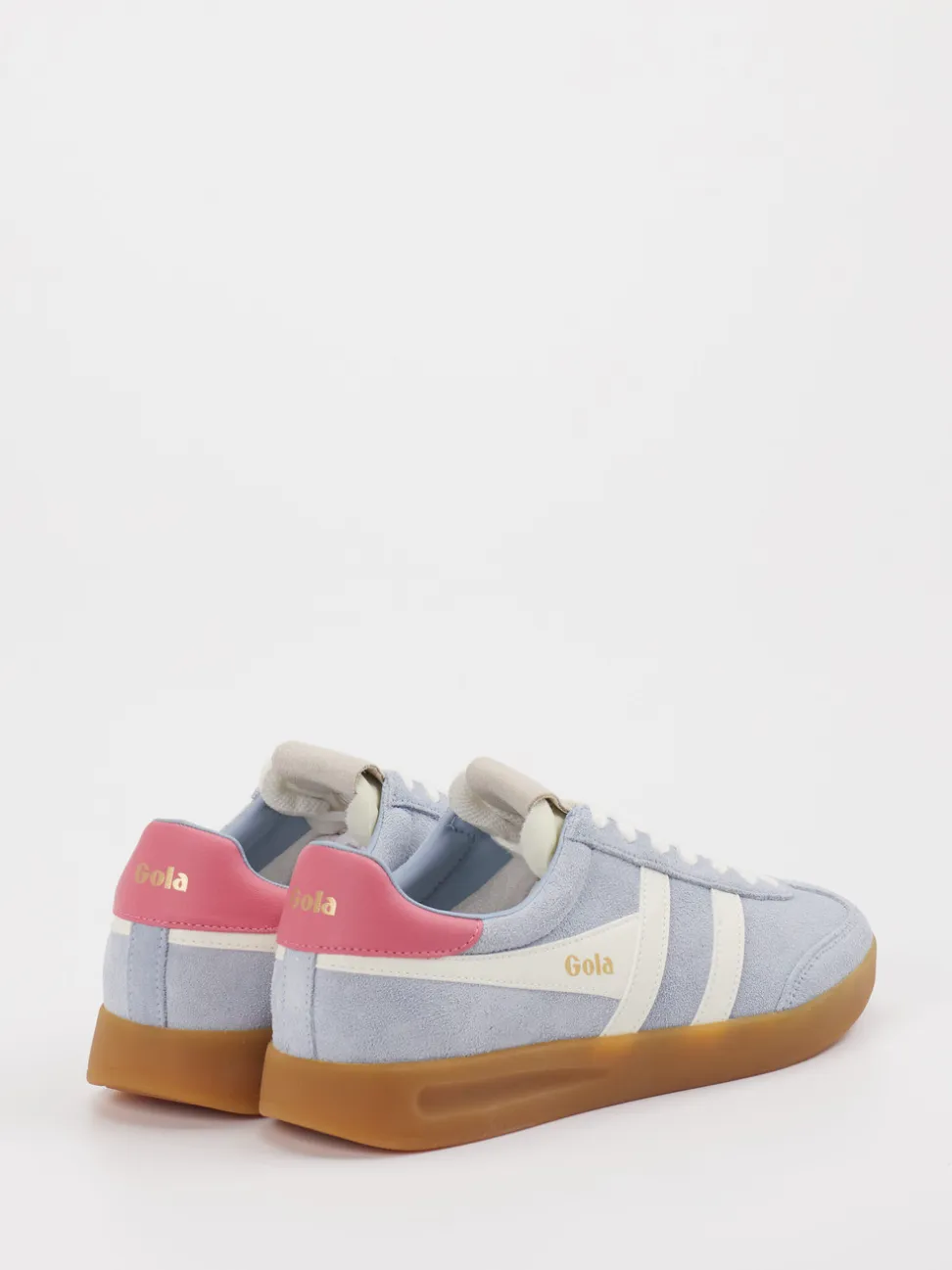 Gola – Retro-Sneaker aus Veloursleder Hellblau